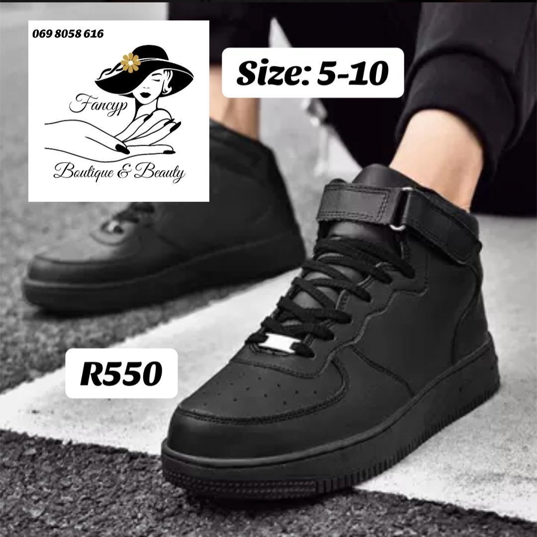 Black Sneakers Size 5-10